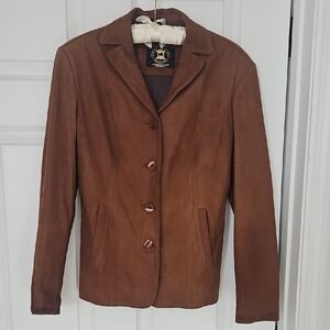 Women's Brown Suede Jacket